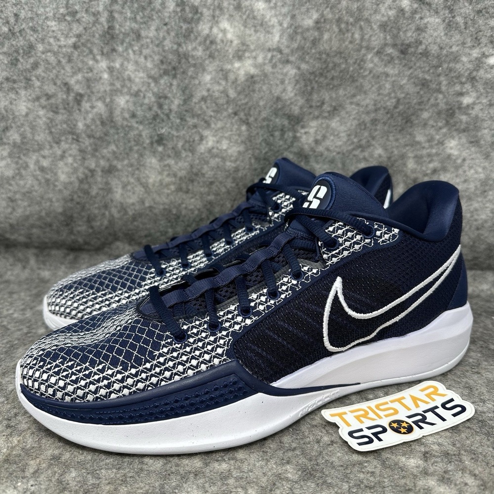 Nike Sabrina 1 TB Basketball Shoes Womens Size 13 Mens Size 11.5 Navy White